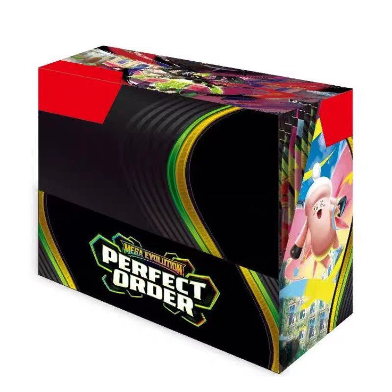 Carta Pokémon MEGA Booster Pack Série Flash Card Pet Elf Pikachu Puzzle