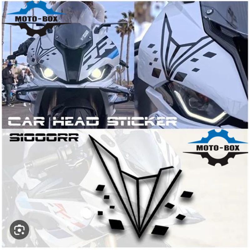 Adesivo BMW S1000RR 2019-2024 Carenagem Frontal Waterproof Decal Racing para Moto
