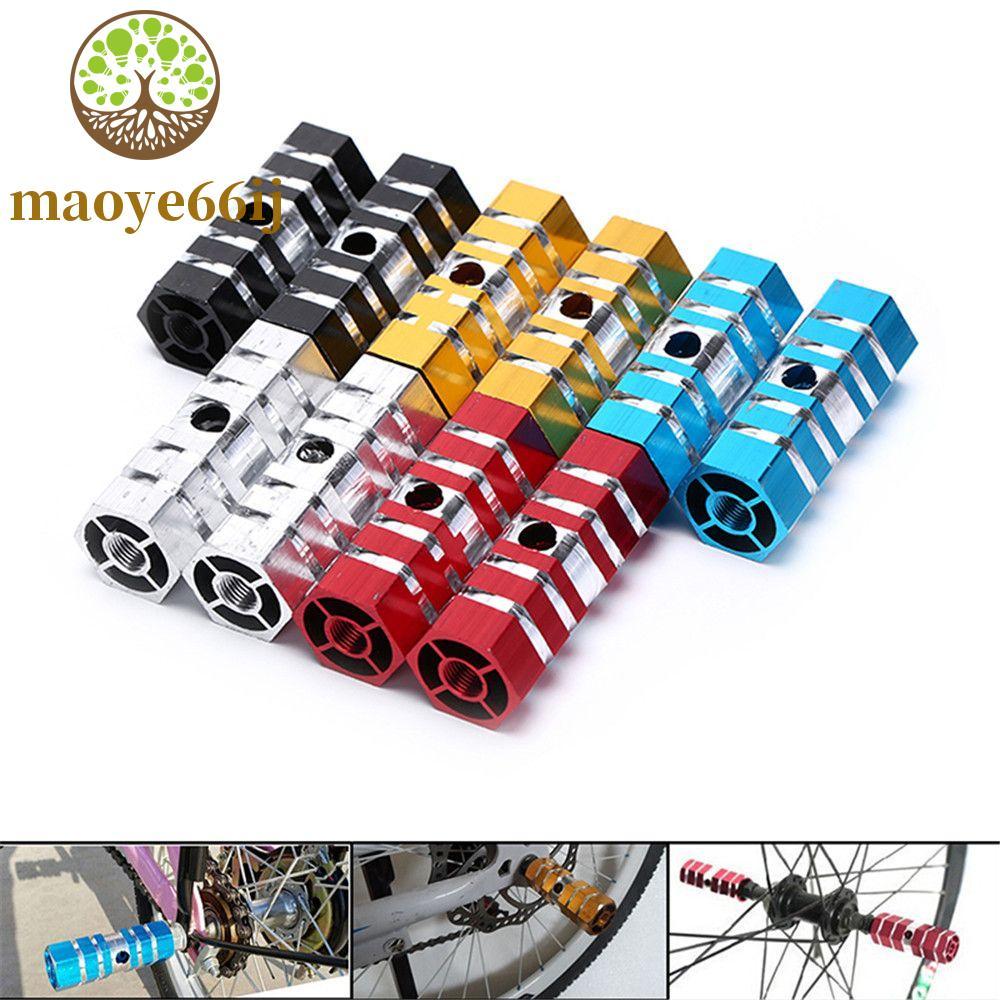 MAOYE66 BMX Hexagonal Antiderrapante Liga De Alumínio Para Bicicleta De Estrada Com Ranhuras Pedal De Eixo De