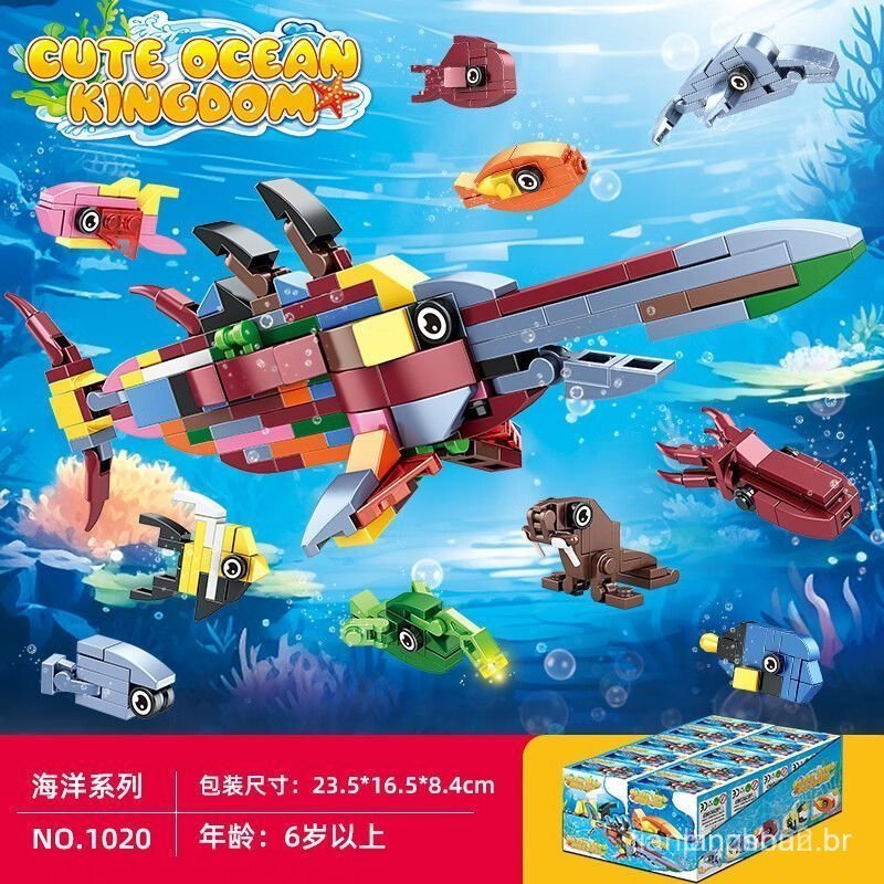 Quebra-Cabeça de Insetos: Besouro Blindado Compatível com Blocos Lego, Brinquedo de Montar para Meninas, Brinquedo Infan