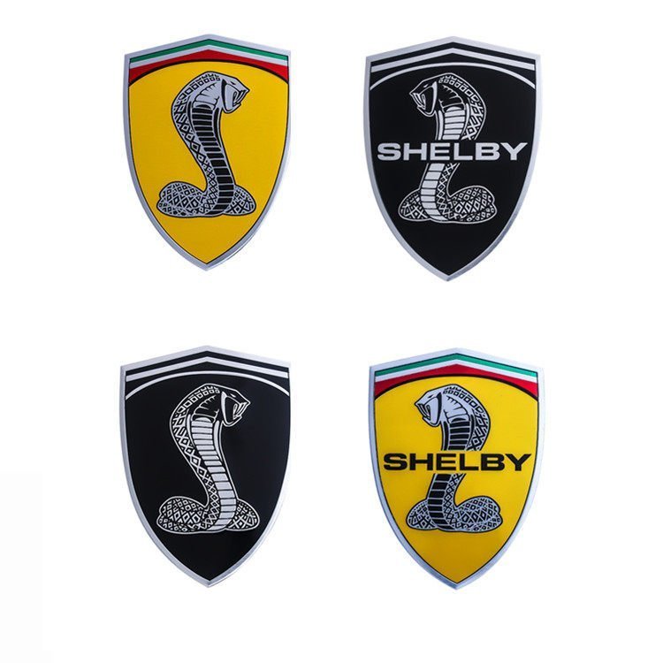 Novo produto adequado para o emblema do para-lama SHELBY, Ford Mustang Cobra, emblema traseiro Dodge Viper, adesivo deco
