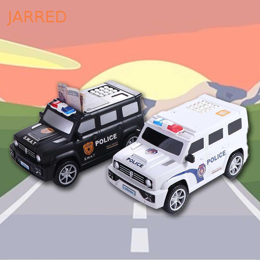 JARRED Caixa De Dinheiro Senha Atm Moeda Pode Crianças Brinquedos Economizar Swat Modelo De Carro