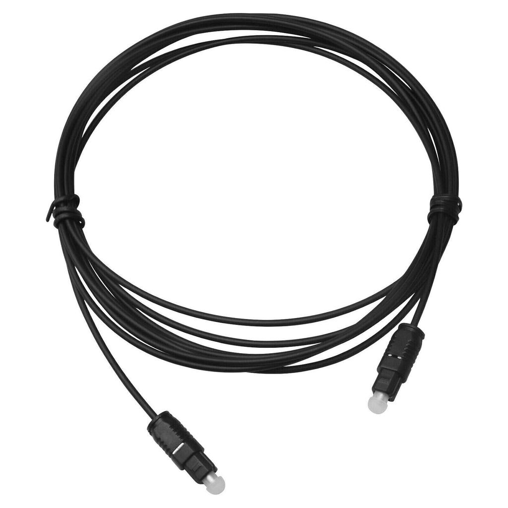 Cabo de Áudio Óptico Digital Toslink de 6FT de Substituição para Barra de Som Ultra-Fina Polk Audio Signa S1 S2 S3