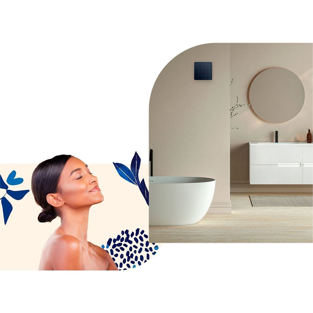 Exaustor Aromatizador Ventokit Essência M 160 Preto Bivolt
