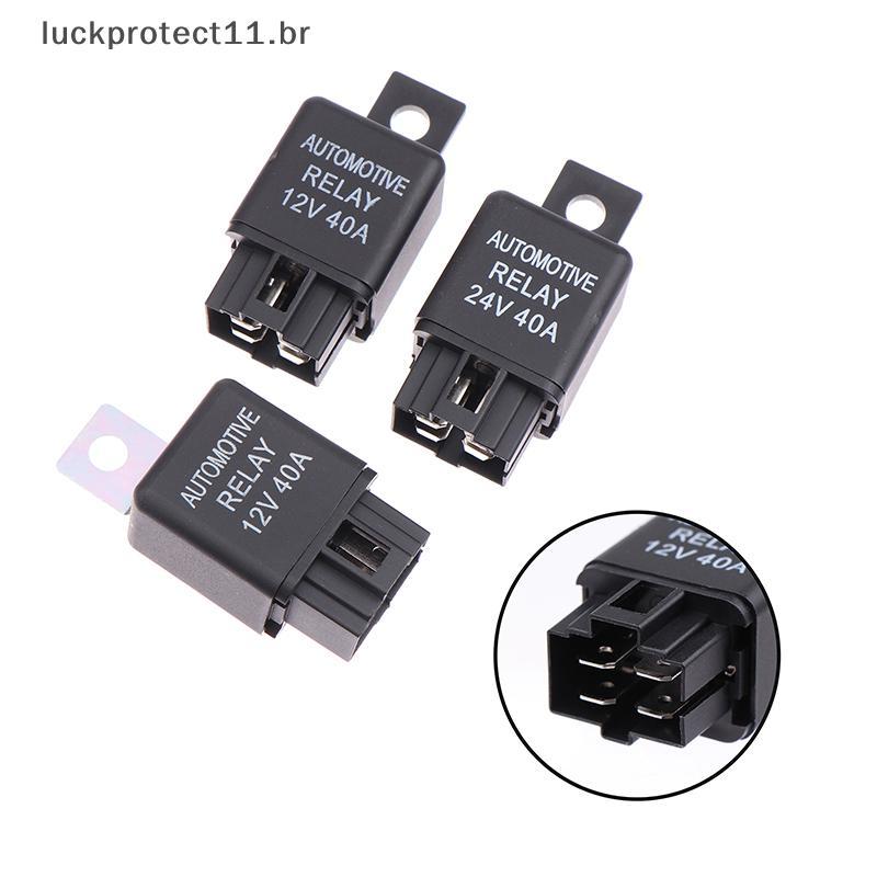 LTBR 1Pc Relé De Carro 12V 24V 40A 40 AMP Automotivo Van Barco Bicicleta 4 Pinos SPST Alarme Peças Reposição Automóvel ~
