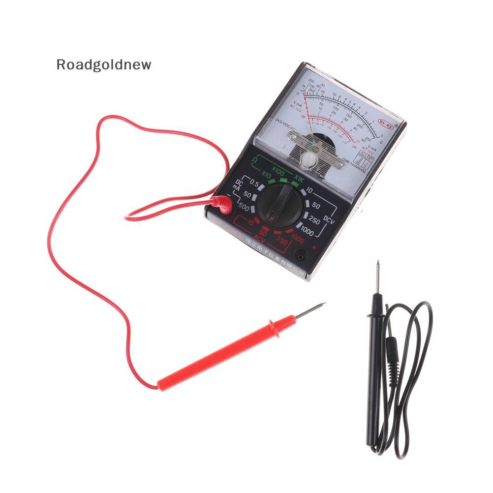RGN DC/AC 1000V Voltímetro 250mA Amperímetro 1K Medidor De Resistência Ferramenta Multímetro Analógico NW