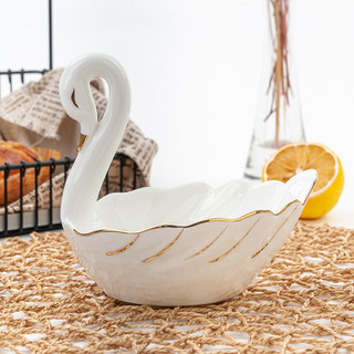 Jin Lanyu Bone China Suporte para pauzinhos de bambu Talheres Colher Faca Garfo Gaiola de armazenamento Golden Phoenix M