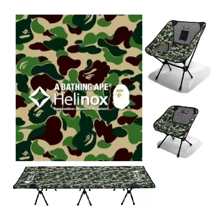 Ape helinox Cadeira dobrável ao ar livre Cadeira de pesca Cadeira dobrável ultraleve Cadeira lunar Conjunto de cadeira d