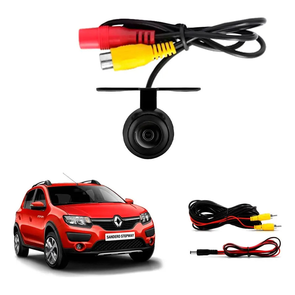 Camera De Ré Borboleta Hd Renault Sandero Stepway 2020