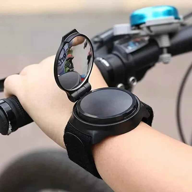 Espelho de bicicleta, espelho retrovisor de bicicleta, espelho de braço, espelho de pulso, refletor traseiro para bicicl