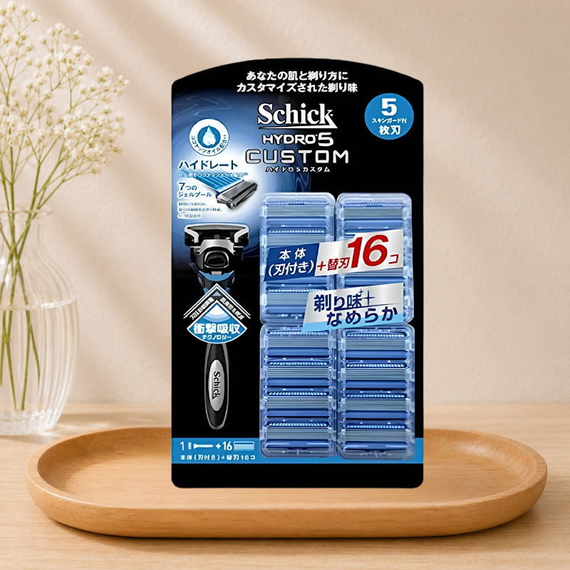 Schick Hydro 5 Custom Refill Blades 17 Pieces, 5-Blade Razor, Shaving, SCHICK HYDRO5 CUSTOM