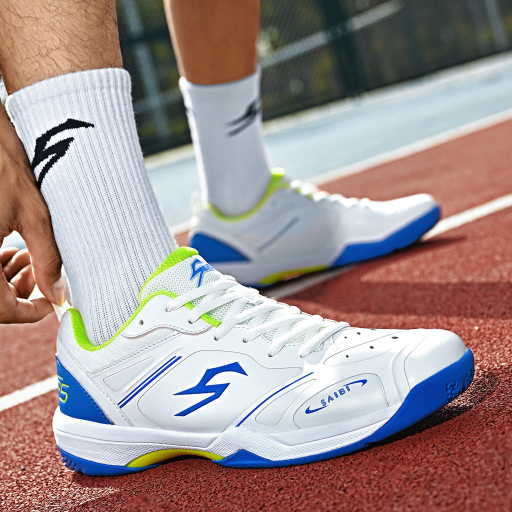 Sabi masculino feminino treinamento profissional sapatos de Badminton Indoor All-Match respirável sapatos masculinos tên