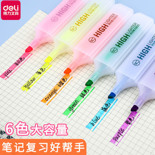 Marcador fluorescente caneta marcador estudantes usam pontos-chave para fazer notas canetas coloridas multicoloridas gra