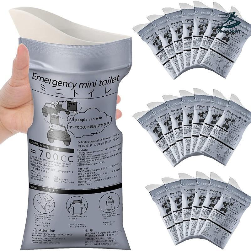 Viva o Sport 1/5 Pcs Sacos De Urinar De Emergência Ao Ar Livre 700ml Xixi Fáceis De Levar Mini Banheiro Móvel Para Bebês