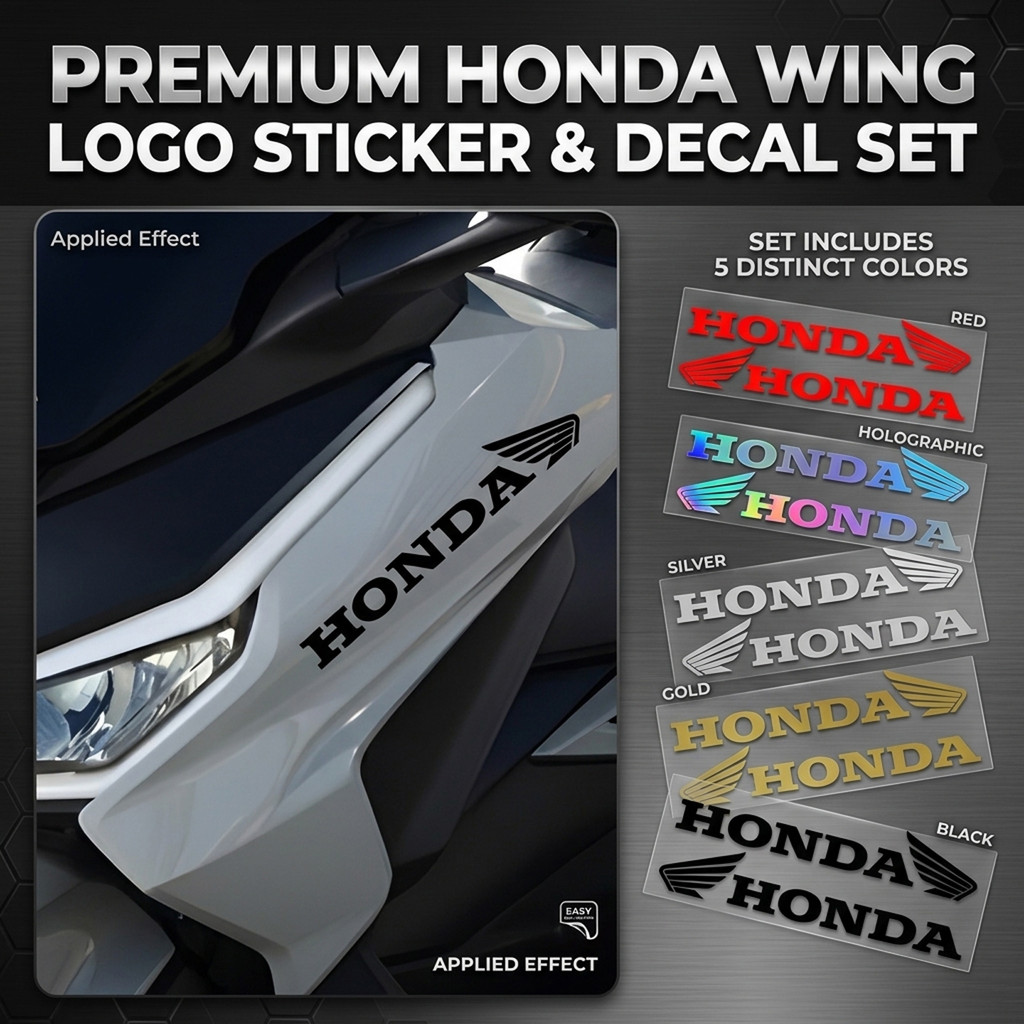 Para Universal Honda Adesivo De Vinil Motocicleta Corpo Decalque Caber Click125i Clique ADV BeAT PCX XRM TMX À Prova Dwa