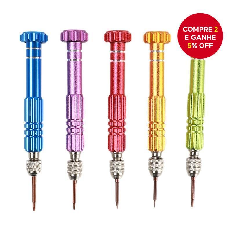 5 Em 1 Mini Conjunto De Chave De Fenda De Precisão Ferramenta De Reparo Multifuncional Para Óculos Telefone Tablet