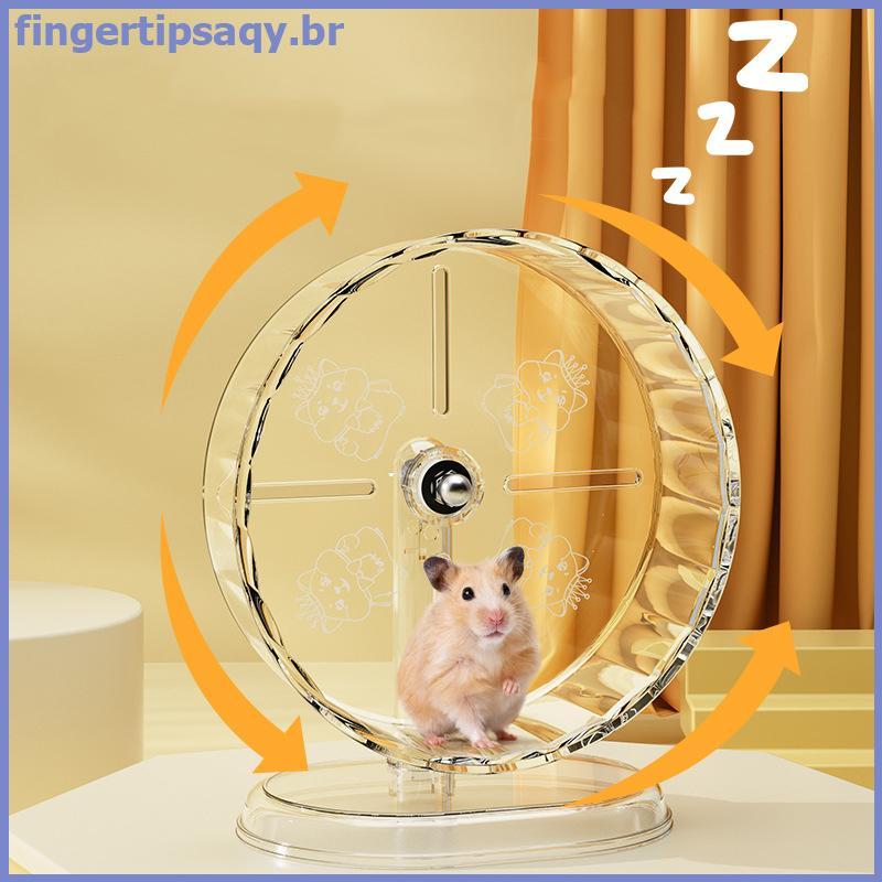 FINGE Hamster Gaiola Roda Exercício Acrílico Transparente Evitar Deslizamento Versátil Fácil De Limpar Com Suporte Para 