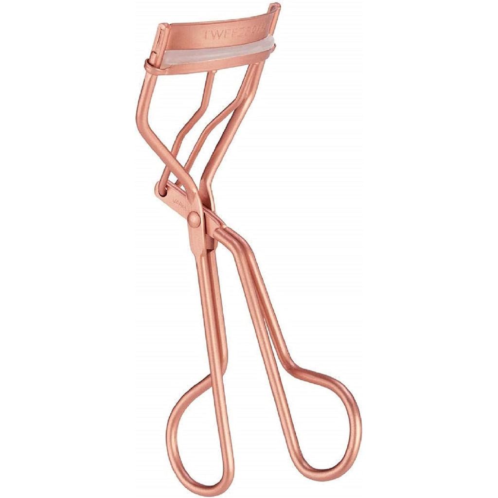 Curvador de Cílios Tweezerman em Ouro Rosado - Para Todos os Tipos de Olhos, Almofadas de Reposição para Curvador de Cíl