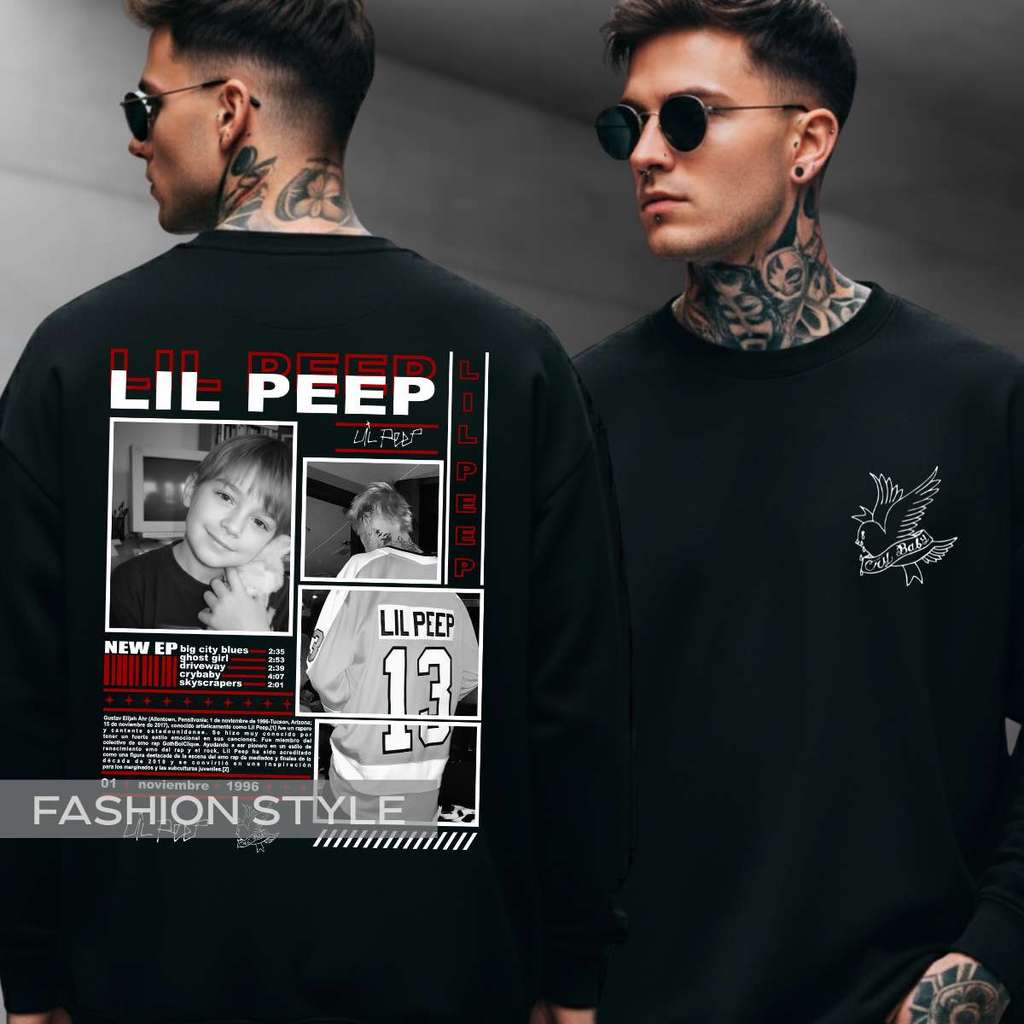 Moletom Careca Lil Peep Hip-Hop Trap Rapper Falling Down Fotos Artista Musicas Agasalho