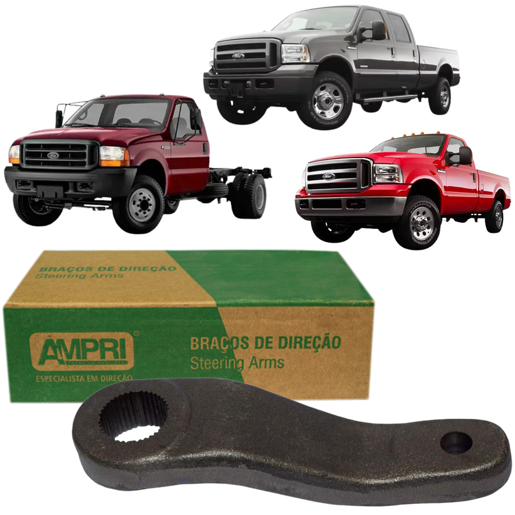 Braço Pitman Para Caixa De Direção F250 F350 F4000 1998 a 2008 Sistema Visteon