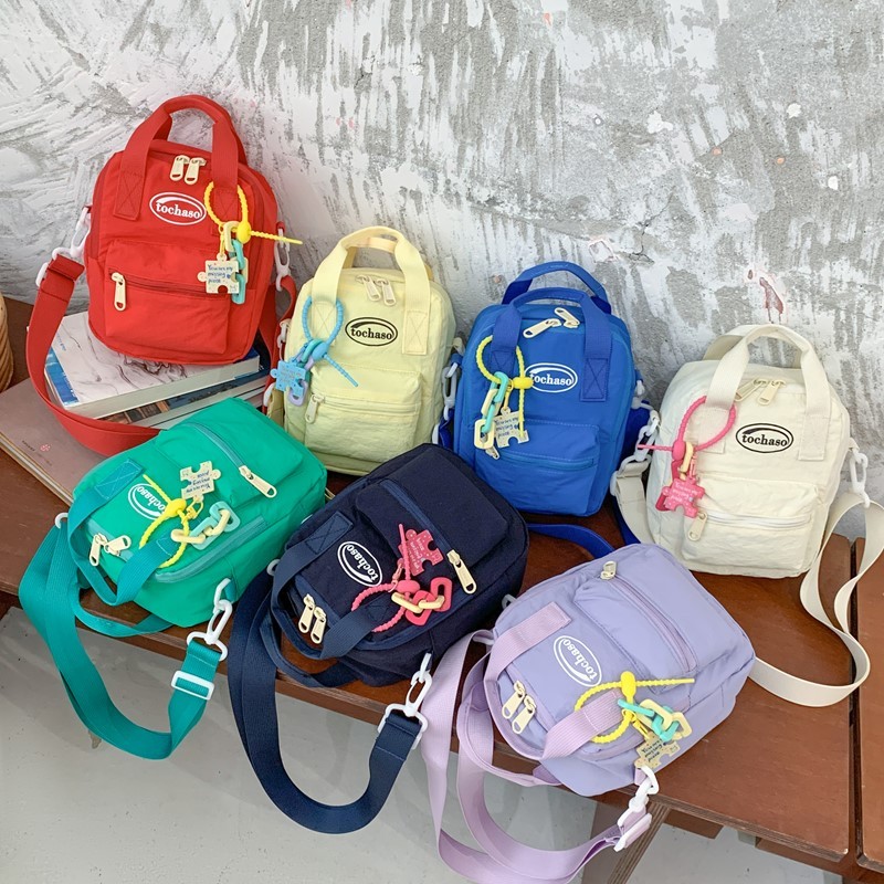 Casual crianças saco do mensageiro moda novo estilo moda menina bebê portátil bolsa de ombro menino mudança acessórios n