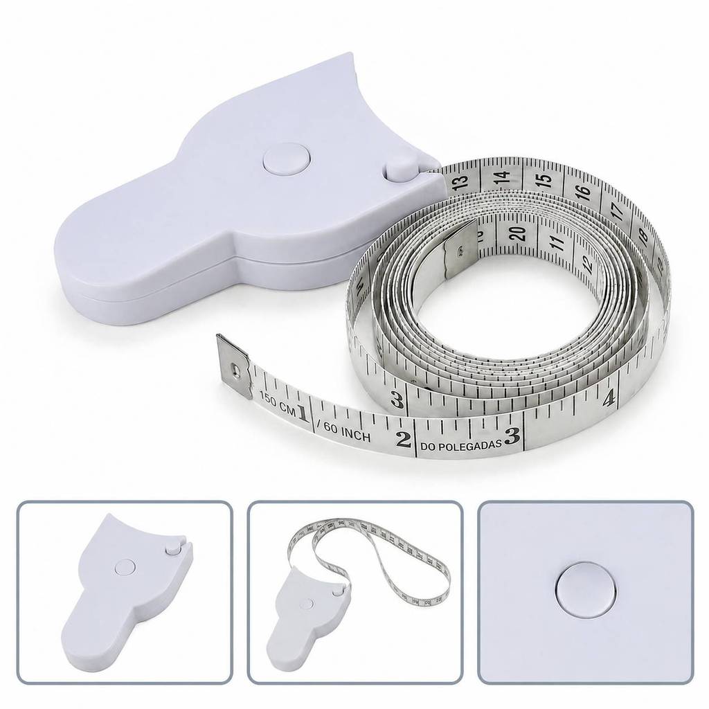 Fita Métrica Corporal Retrátil - 150cm ? Medição de Precisão