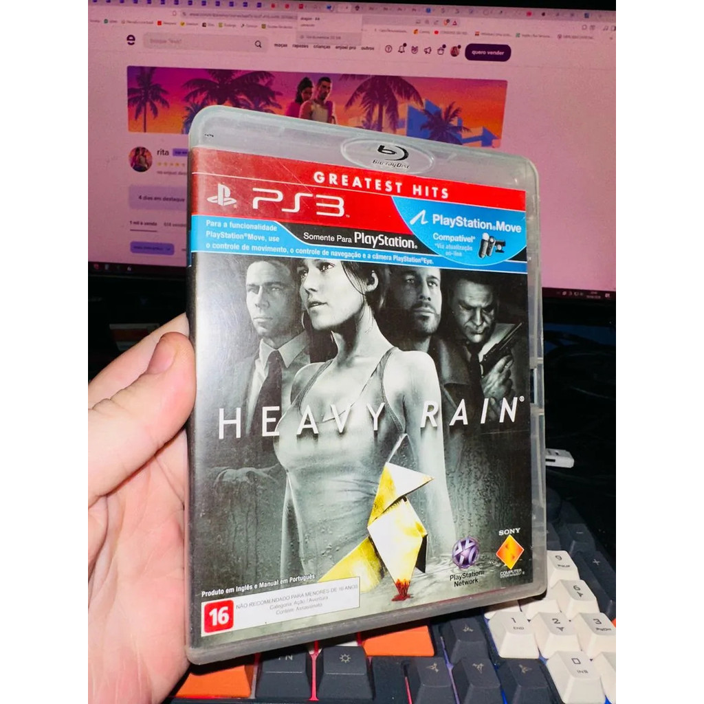 Jogo Heavy Rain Ps3 Greatest Hits