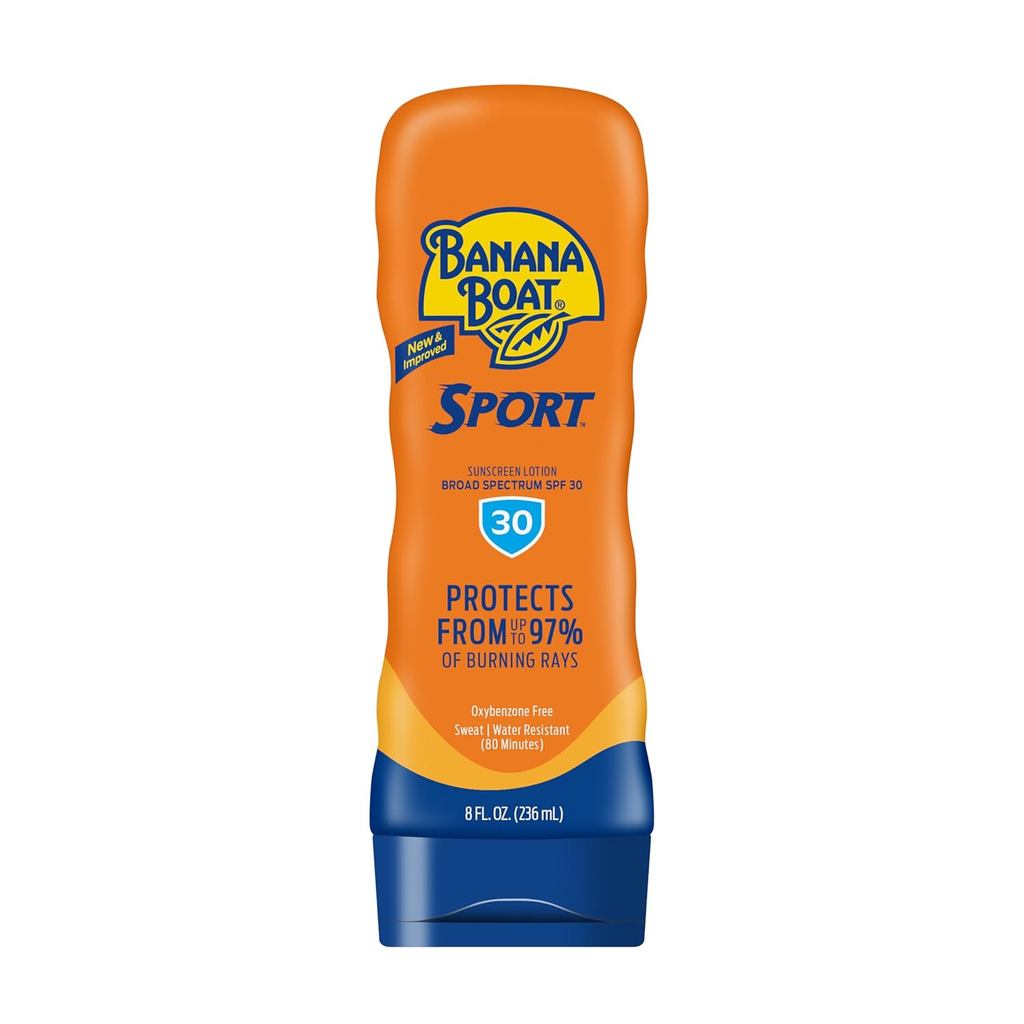 Loção Protetora Solar BananaBoat Sport Ultra SPF30, 8 fl oz | Protetor Solar Esportivo SPF30, Loção, Protetor Solar, Pro