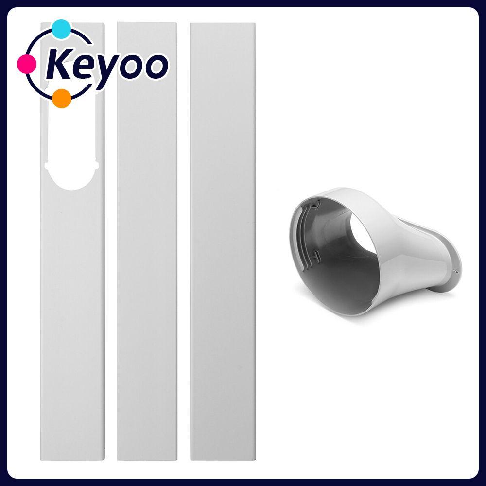 [KEYOO] 2/3 PCS Kit De Janela Placa Deslizante Ar Condicionado Portátil Protetor Contra Vento Ajustável