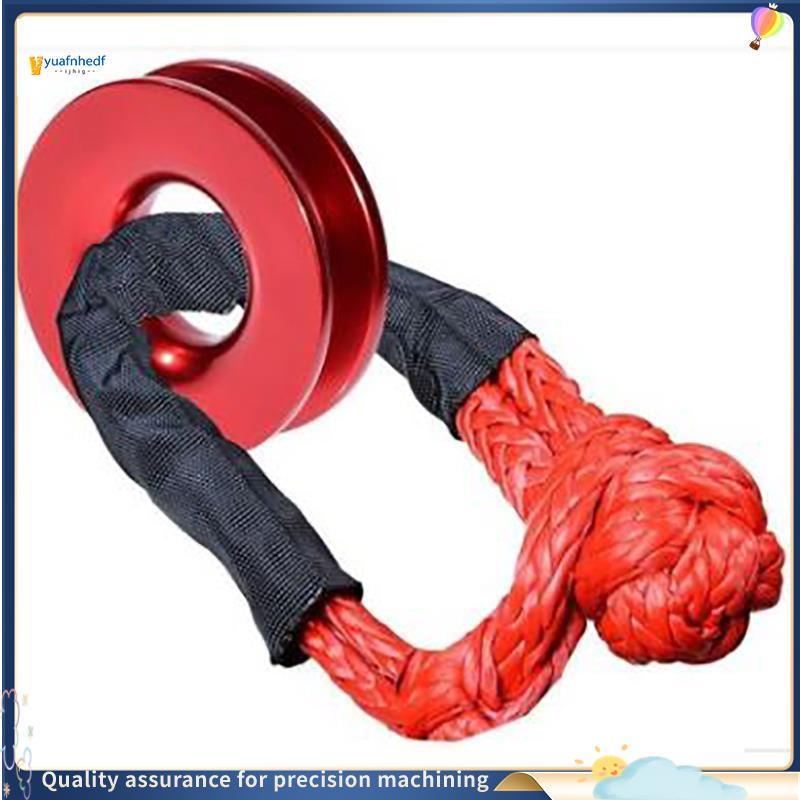 Corda De Guincho De Manilha Sintética De 1/2 Polegada + Anel De Captura De Recuperação Para ATV UTV SUV Caminhão De Rebo