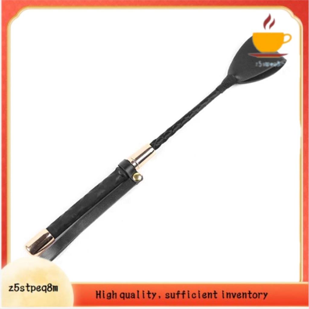 1PC Portátil Couro Do Plutônio Equitação Chicote Anti-Deslizamento Alça Cavalo Corrida Treinamento De Fácil Instalação D