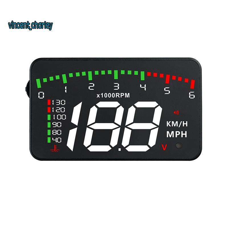[vincent_c] A900 Carro HUD OBD RPM Medidor Head-Up Display Acessórios Do Multi-Digital Velocidade Temperatura Da Água