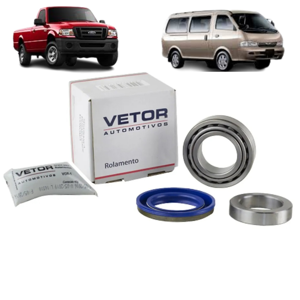 Kit Rolamento Roda Traseira Kia Besta Gs Ranger Eixo 40m 4x4