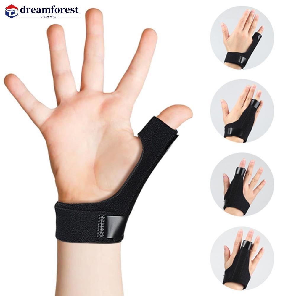 DREAMFOREST Crianças Cinta De Fixação De Dedo Polegar Tala Ajustável Confortável Respirável Suporte De Articulação Prote