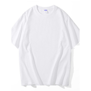 Pesado puro algodão cor sólida camiseta de manga curta das mulheres dos homens camisa de fundo branco camiseta interior 