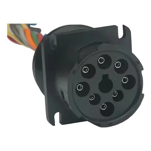 Conector Plug Chicote Da Colhedora Case John Deere 09 Vias