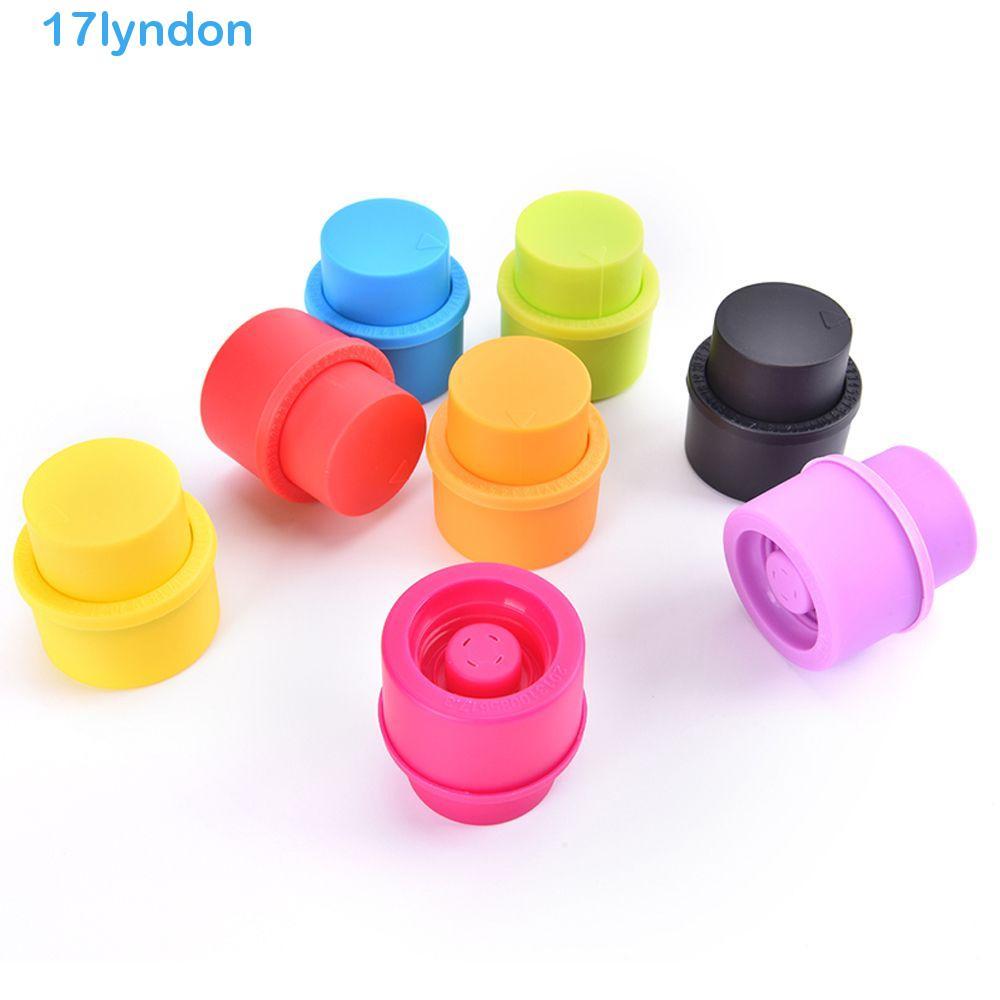 LYNDON Stopper Vácuo Inflável Garrafa Bomba Tampas Selador Soda Cola Saver Tampa