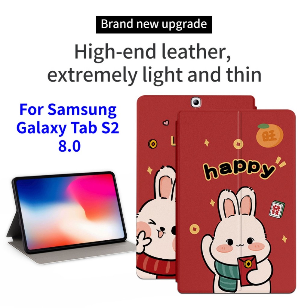 Para Samsung Galaxy Tab S2 8.0 (2015) SM-T710 T713 T715 T715Y T719 T719N T719Y Fashion Tablet Case Capa De Couro PU De A