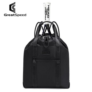 Greatspeed saco de tênis Badminton saco cordão mochila das mulheres dos homens à prova dwaterproof água Fitness viagem a