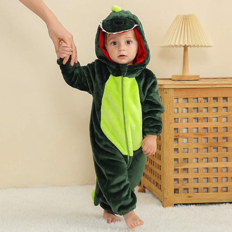 Bebê Unissex Macacão Dinossauro Ponto Unicórnio Animal Onesies Anime Cosplay Trajes Dos Desenhos Animados Pijamas Para C