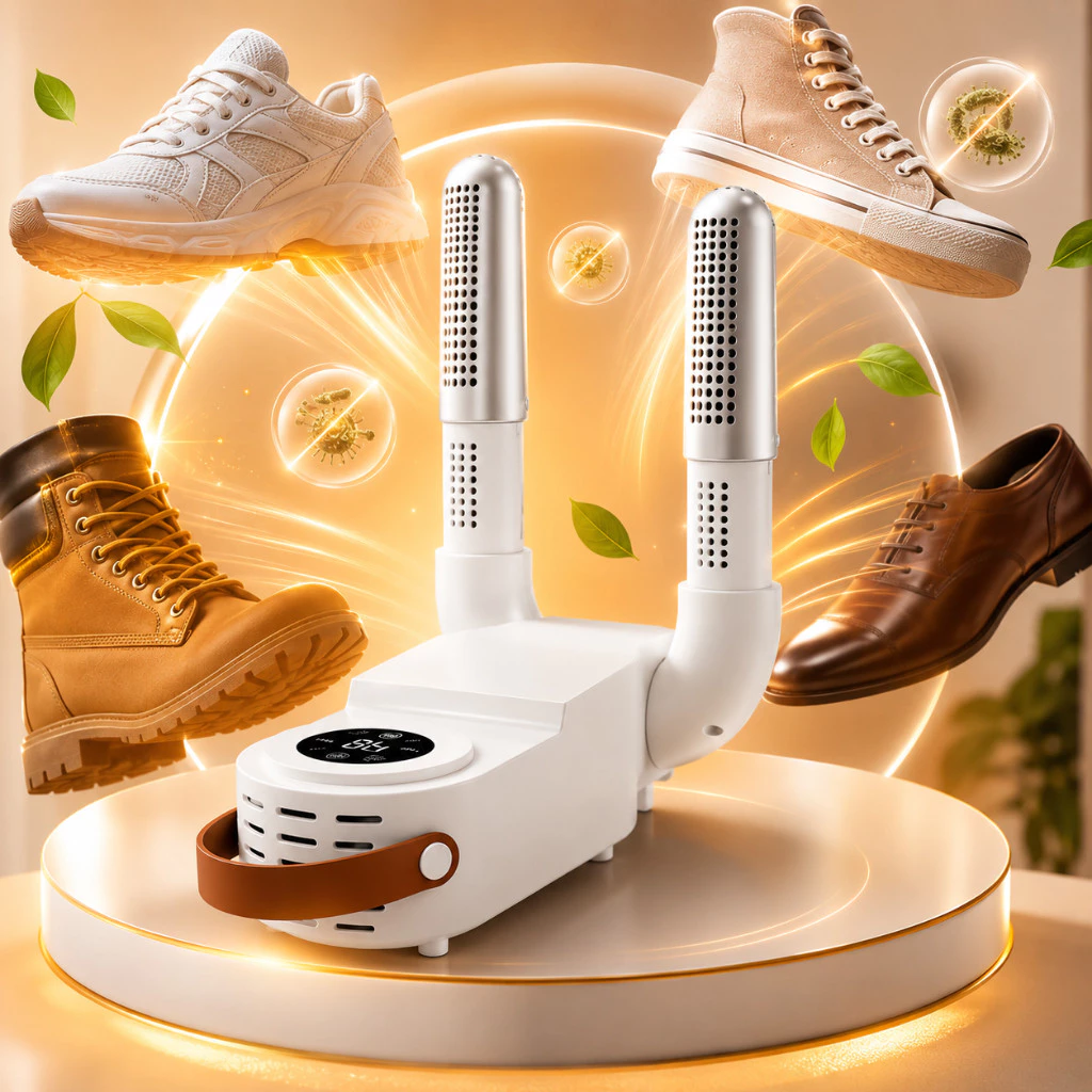 Secador De Sapato Inteligente Dobrável Tênis Elimina Umidade Mal Cheiro E Odor 110V / 220V — imagem 1