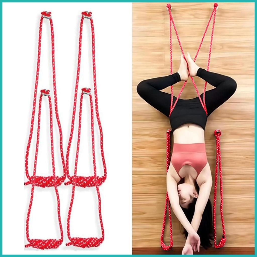 Correia De Maca De Perna Exercício Algodão Volta Trainer Backbend Corda De Treinamento Para Dividir Estúdio Em Casa Reab