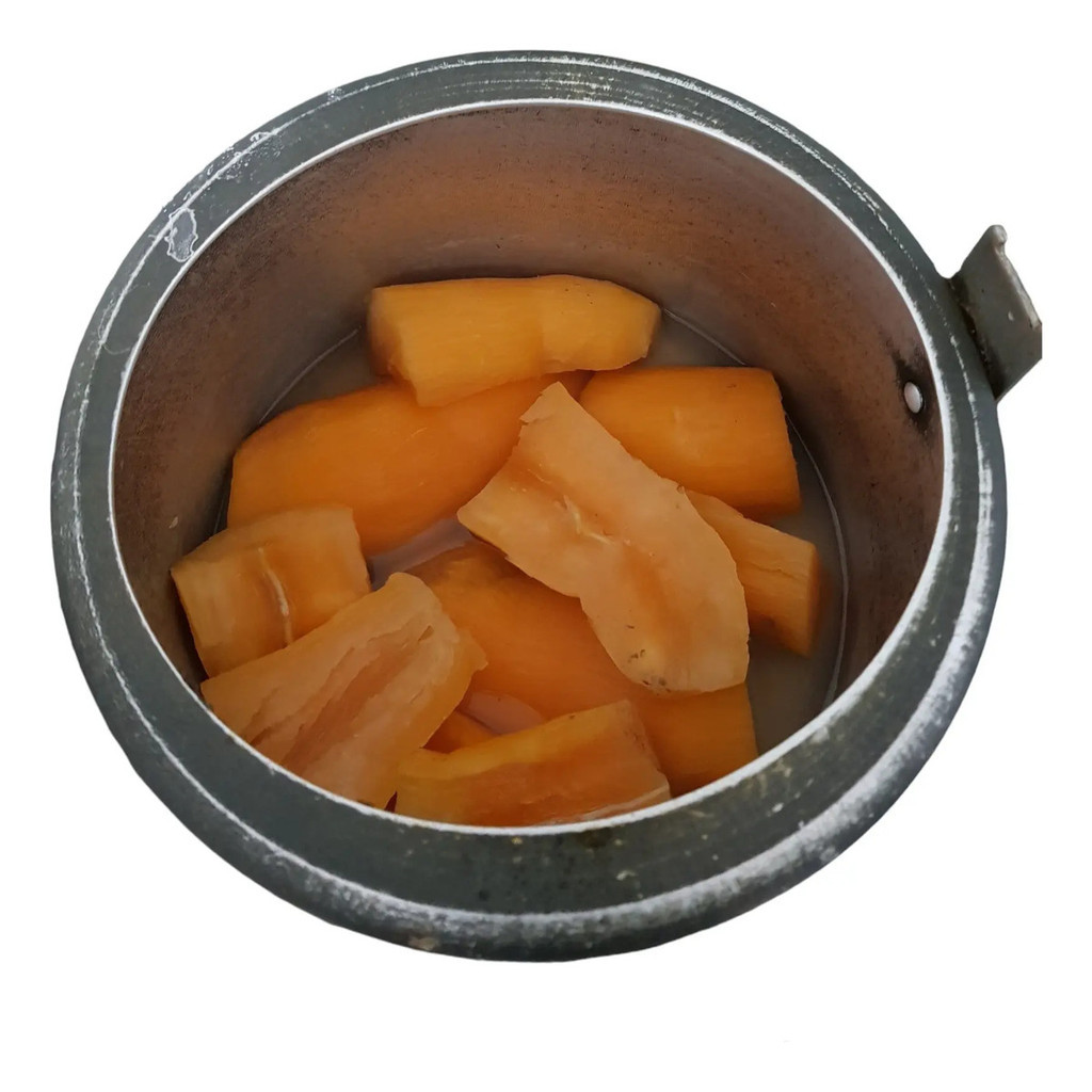 4 Mudas De Mandioca Rosa Cenoura - Ramas Para Plantação