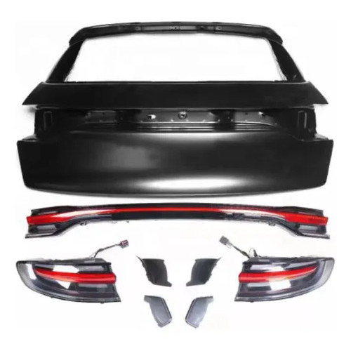Lanterna Full Led Porsche Macan 95b.1 Vermelha 2014 A 2018 Ambos Lados Vermelho