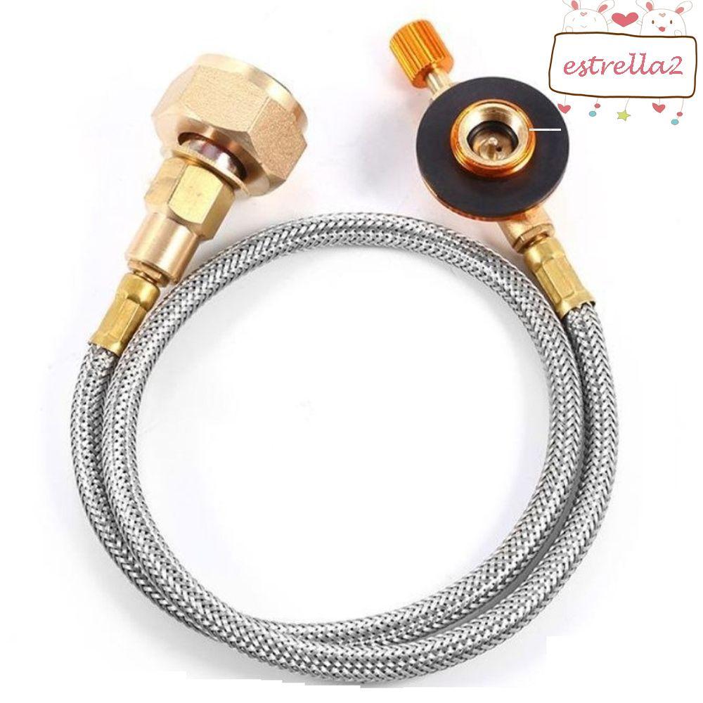 Aestella Adaptador De Recarga De Propano Válvula De Carregamento De Gás Tanque De Cilindro Plano Economizar Durável Equi