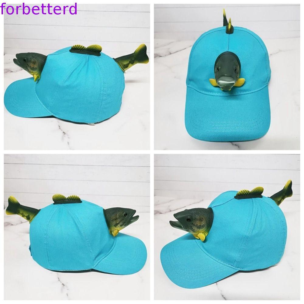 Chapéu De Beisebol De Peixe FORBETTERD , Boné De Pesca Ajustável Para Pais E Filhos , Festa De Desempenho Engraçado