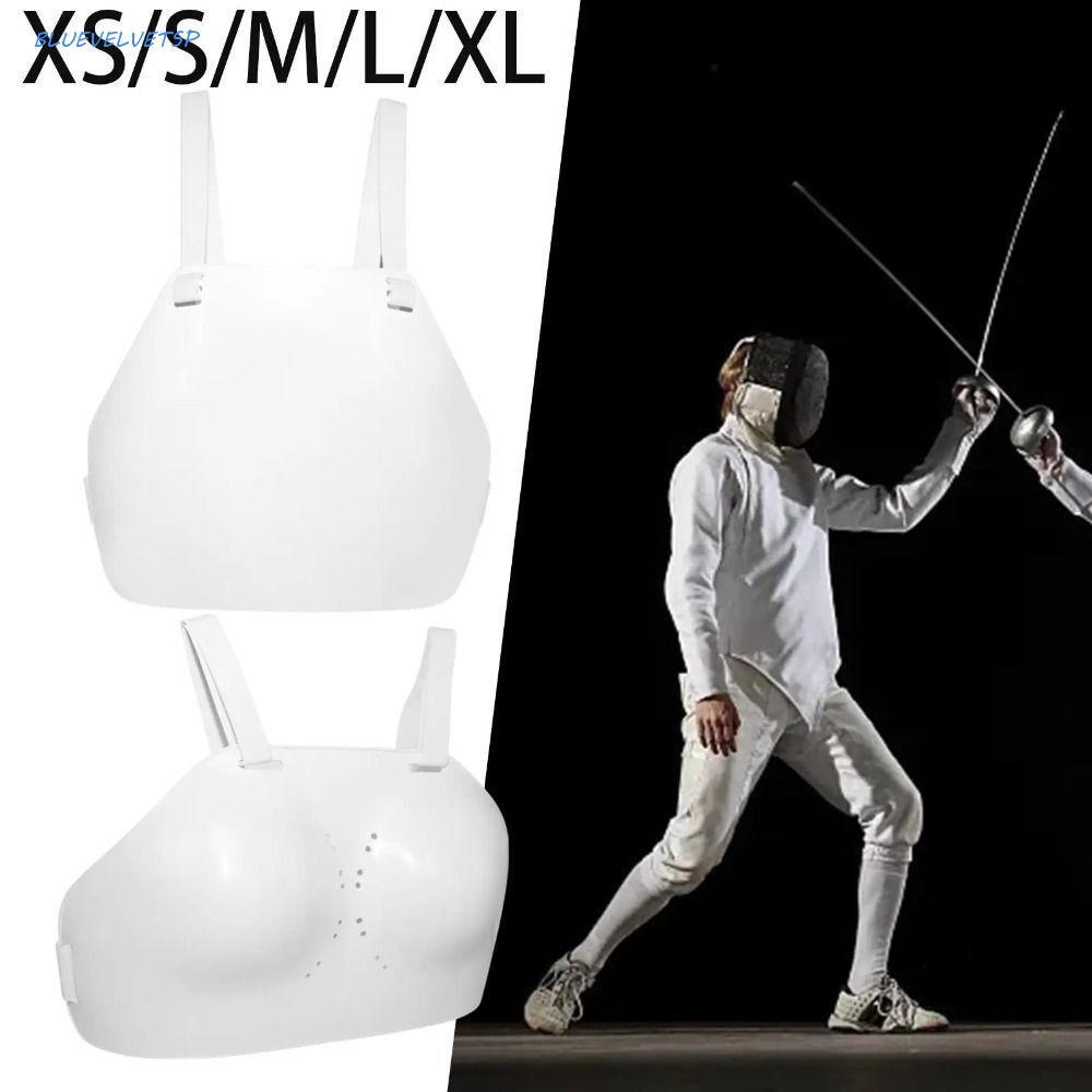 Protetor De Peito De Esgrima BLUEVELVETSP , Protetores XS-XL , Colete De Equipamento Corporal Com Faixa Elástica