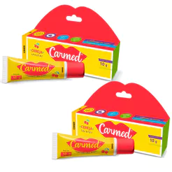 Kit 2 Hidratante Labial Carmed Sabor Cereja 10g