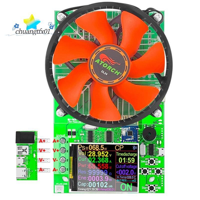[Promover C] ATORCH 150W 25A Capacidade Da Bateria Testador De 4 Fios DC USB Tester Carga Eletrônica Monitor De Descarga