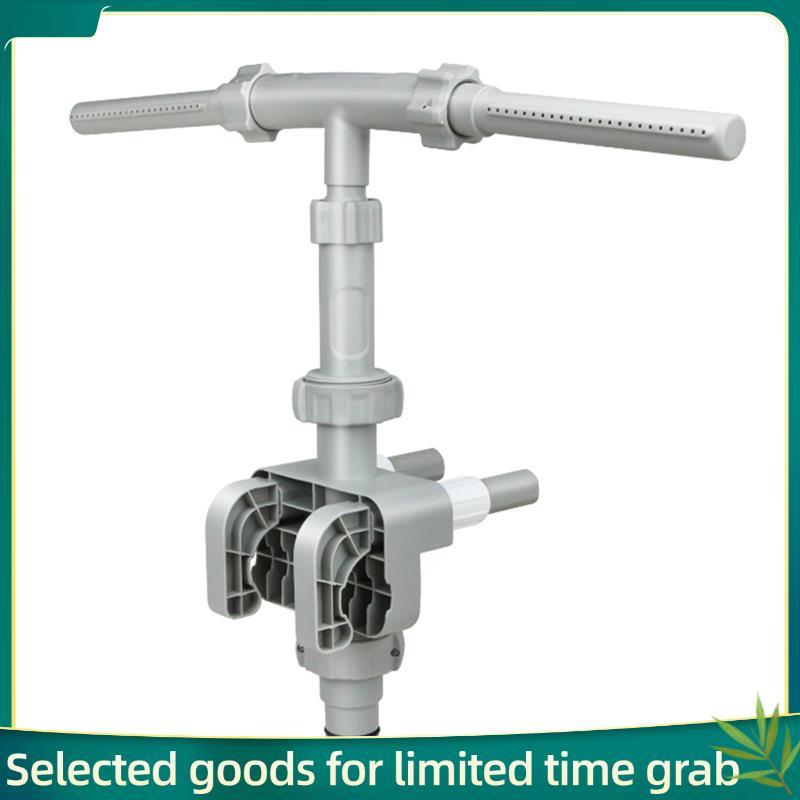 Fonte Cascata Dupla Acima Do Solo , 360 ° Ajustável , Cabe Em Trilhos Superiores 1.18 "-4.72 " , Aspersor De Piscina